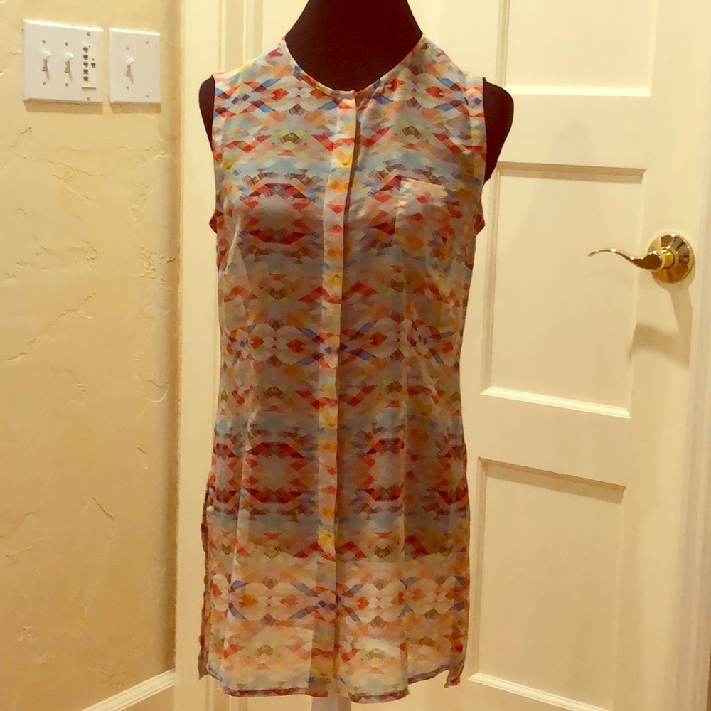 CAbi Style #760 sheer tunic blouse